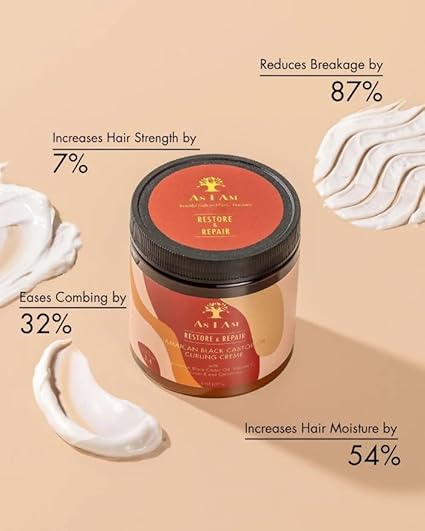 As I Am Restore & Repair Jamaican Black Castor Oil Curling Cream 227g