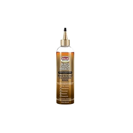 African Pride Black Castor Miracle Rinse - No Frizz Scalp Cleanser