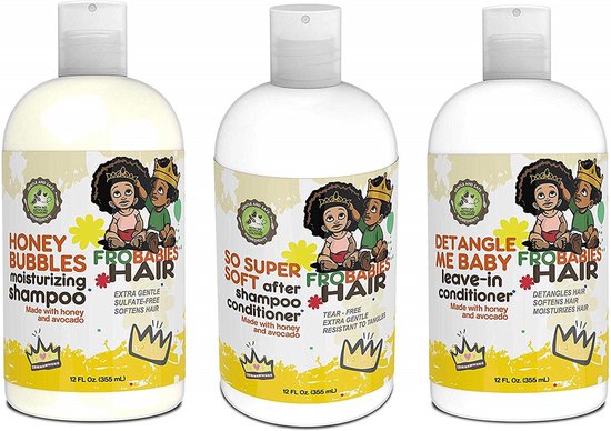 Frobabies Hair Honey Bubbles Shampoo 12oz & So Super Soft Conditioner 12oz