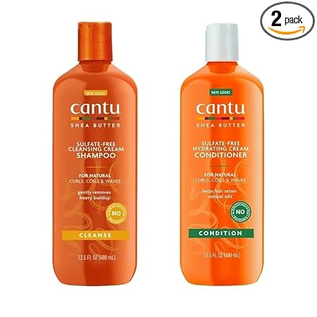 Cantu Shea Butter for Natural Hair Shampoo and Conditioner