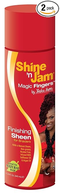 AmPro Shine-N-Jam Magic Fingers Finishing Sheen for Braiding AmPro Shine-N-Jam Magic Fingers Finishing Sheen for Braiding