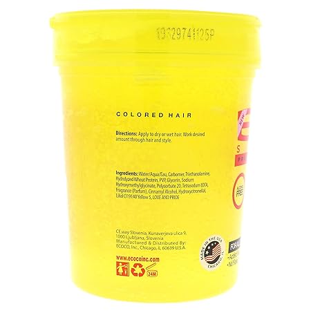 ECO Styler Yellow Extra Firm Professional Hair Styling Gel