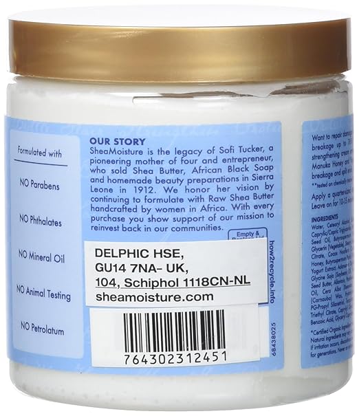 Manuka Honey & Yogurt Repair Hair Mask | Shea Moisture