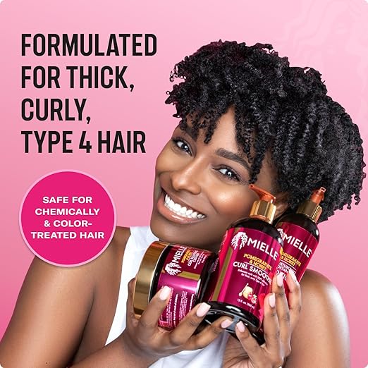 Mielle Organics Pomegranate & Honey Curl Smoothie for Defined Curls 12oz