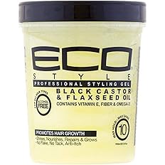 Eco Styler Black Castor and Flaxseed Oil Gel