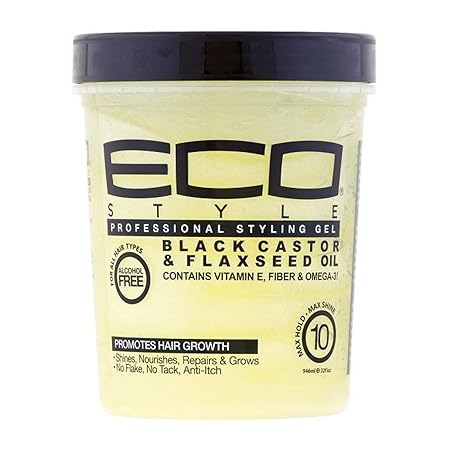 Eco Styler Black Castor and Flaxseed Oil Gel