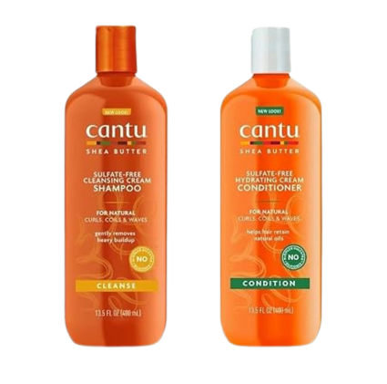 Cantu Shea Butter for Natural Hair Shampoo and Conditioner