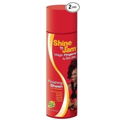 AmPro Shine-N-Jam Magic Fingers Finishing Sheen for Braiding