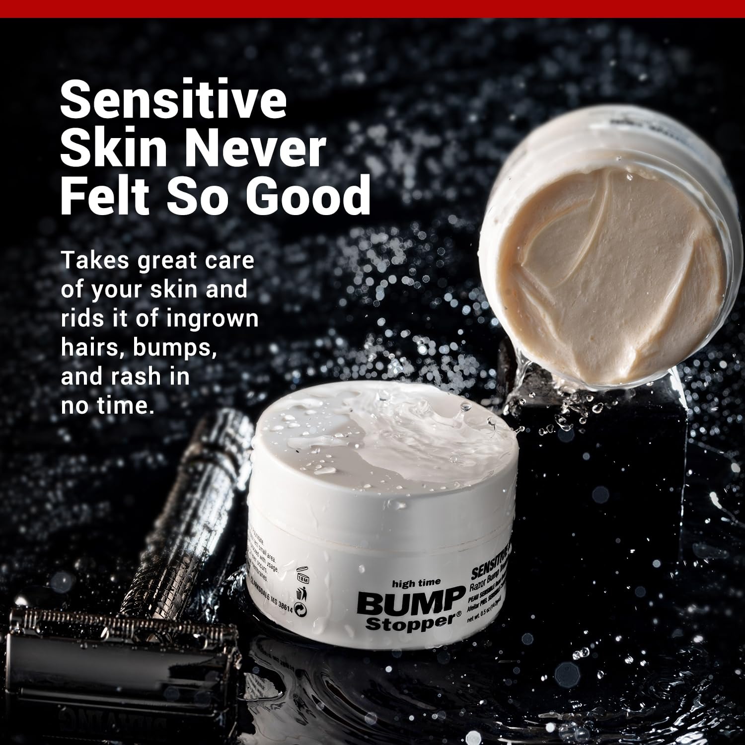 High Time Bump Stopper Sensitive Skin Treatment Pack for Razor Bumps