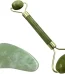 100% Real Jade Roller & Gua Sha - Face & Neck Massager Kit